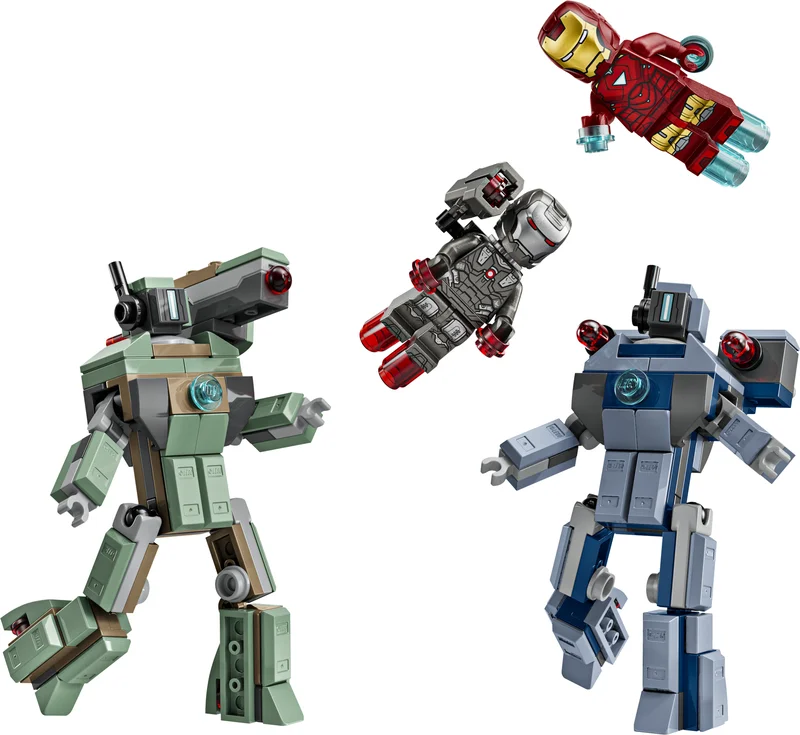 LEGO 76320-1 Iron Man & War Machine vs. Hammer Drones — 204 pieces, Super Heroes Marvel theme