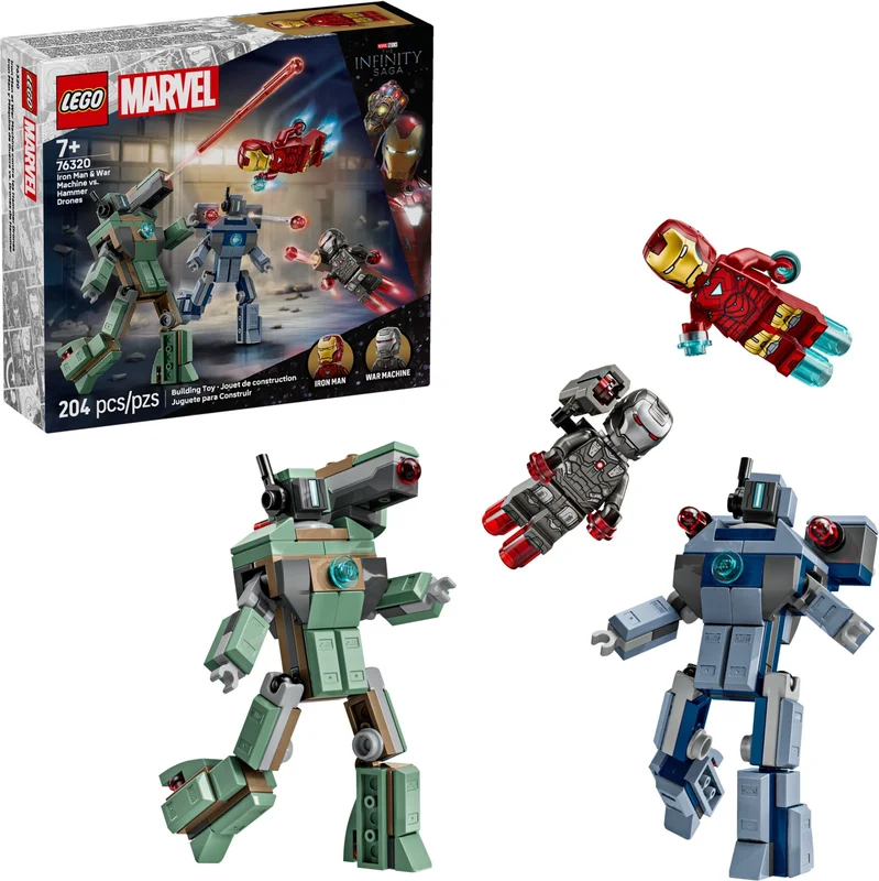 Iron Man & War Machine vs. Hammer Drones - View 3