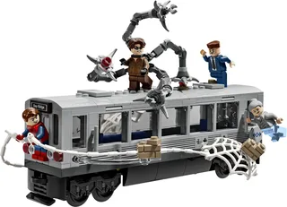LEGO 76321-1 Spider-Man vs. Doc Ock Subway Train Scene — 393 pieces, Super Heroes Marvel theme