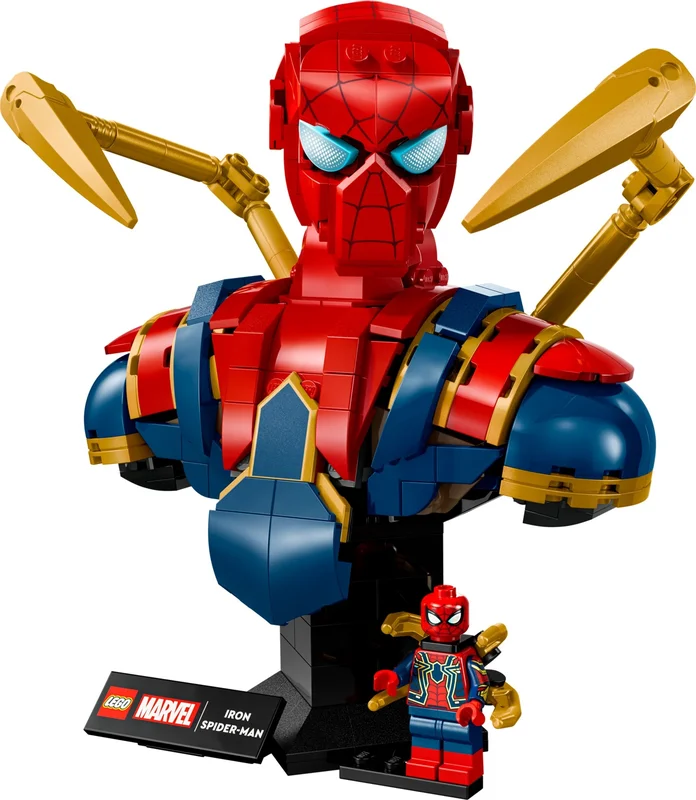 Iron Spider-Man Bust - View 2