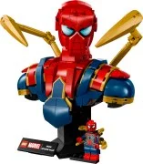 Iron Spider-Man Bust - View 2