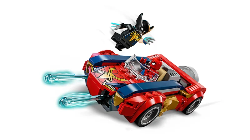 Spider-Man Car vs. Venomized Wolverine - View 2