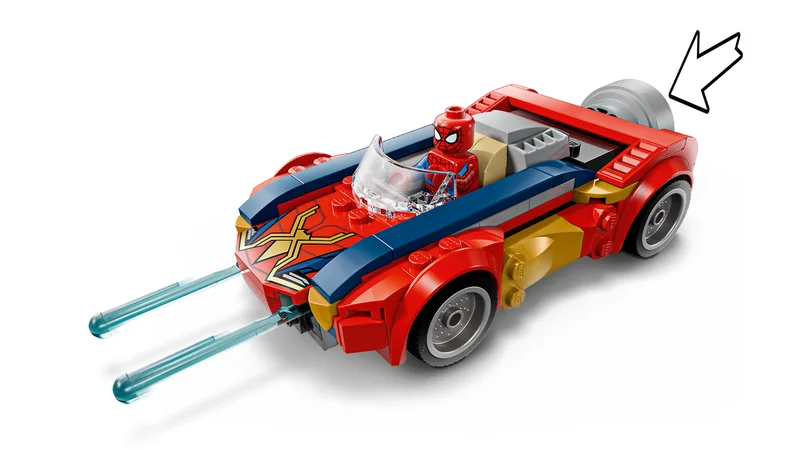 Spider-Man Car vs. Venomized Wolverine - View 3