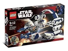 Jedi Starfighter with Hyperdrive Booster Ring - View 3