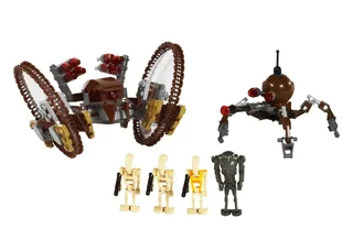 LEGO 7670-1 Hailfire Droid & Spider Droid — 249 pieces, released 2008