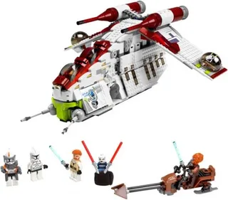 LEGO 7676-1 Republic Attack Gunship — 1038 pieces, released 2008