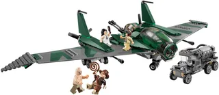 LEGO 7683-1 Fight on the Flying Wing — 376 pieces, Indiana Jones theme