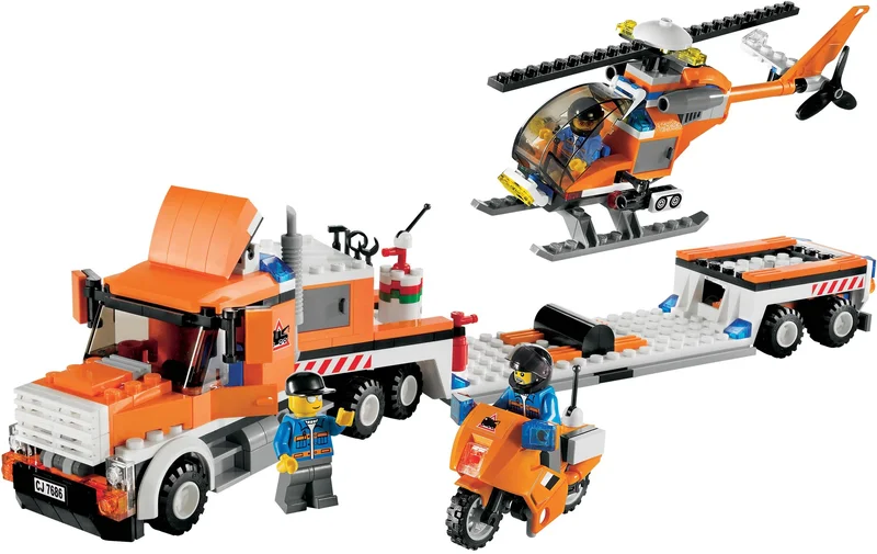 Helicopter Transporter - LEGO Set 7686-1 - 2009