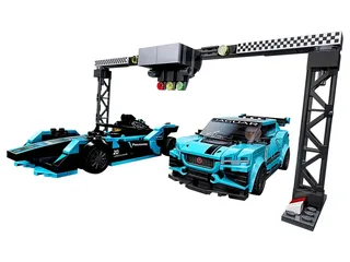 LEGO 76898-1 Formula E Panasonic Jaguar Racing GEN2 car & Jaguar I-PACE eTROPHY — 571 pieces, Speed Champions theme
