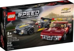 Chevrolet Corvette C8.R Race Car and 1969 Chevrolet Corvette - View 2