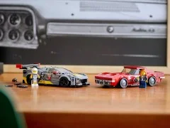 Chevrolet Corvette C8.R Race Car and 1969 Chevrolet Corvette - View 3