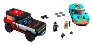LEGO 76905-1 Ford GT Heritage Edition and Bronco R — 666 pieces, released 2021