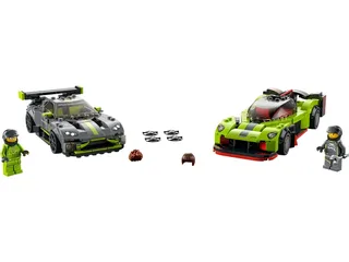 LEGO 76910-1 Aston Martin Valkyrie AMR Pro and Aston Martin Vantage GT3 — 595 pieces, Speed Champions theme