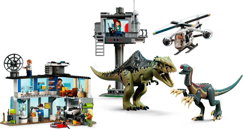 Giganotosaurus & Therizinosaurus Attack - View 4