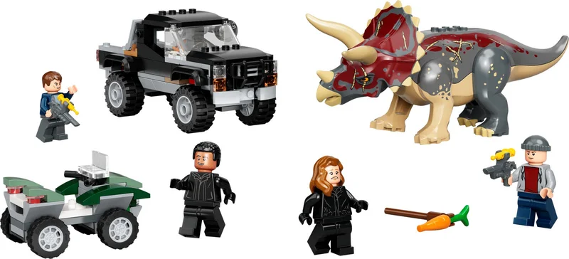 LEGO 76950-1 Triceratops Pickup Truck Ambush — 210 pieces, Jurassic World theme