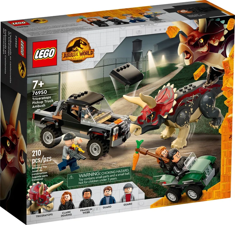 Triceratops Pickup Truck Ambush - View 2