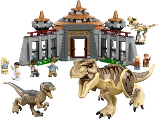 LEGO 76961-1 Visitor Center: T. rex & Raptor Attack — 693 pieces, Jurassic World theme