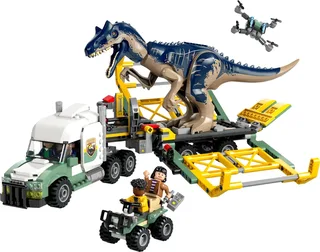 LEGO 76966-1 Dinosaur Missions: Allosaurus Transport Truck — 588 pieces, Jurassic World theme