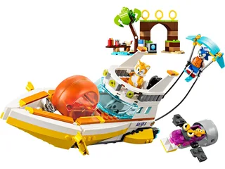 LEGO 76997-1 Tails' Adventure Boat — 393 pieces, released 2024