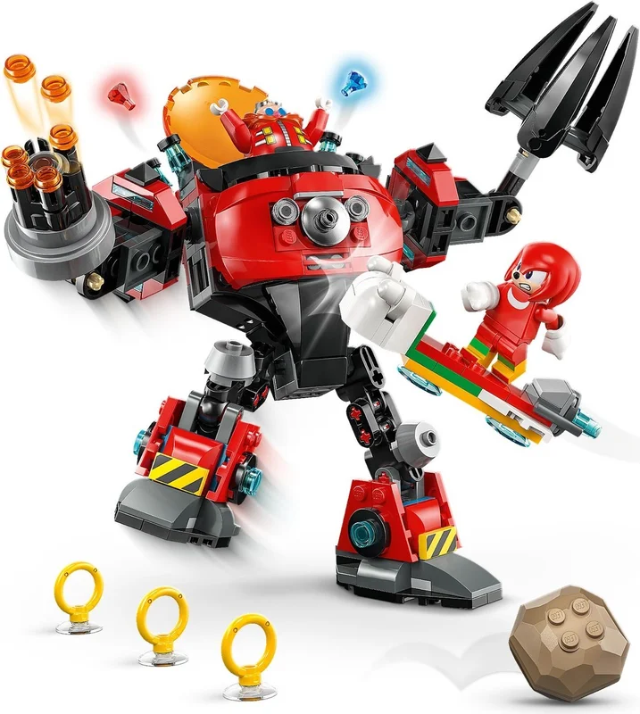 Knuckles vs. Dr. Eggman Egg Crusher Mech - View 5