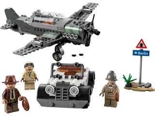 LEGO 77012-1 Fighter Plane Chase — 387 pieces, Indiana Jones theme