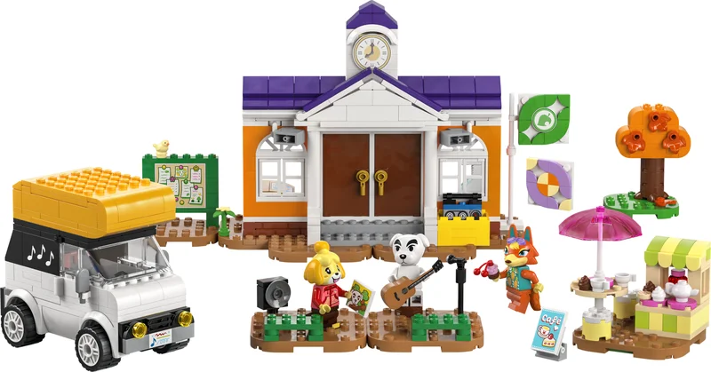 LEGO 77052-1 K.K.'s Concert at the Plaza — 550 pieces, Animal Crossing theme