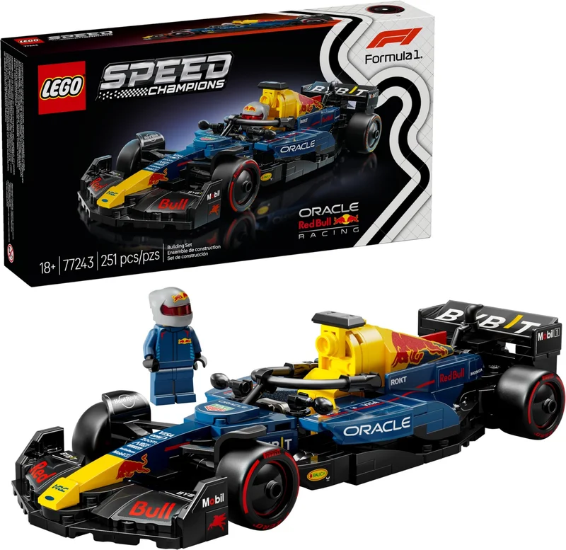 Oracle Red Bull Racing RB20 F1 Race Car - View 3