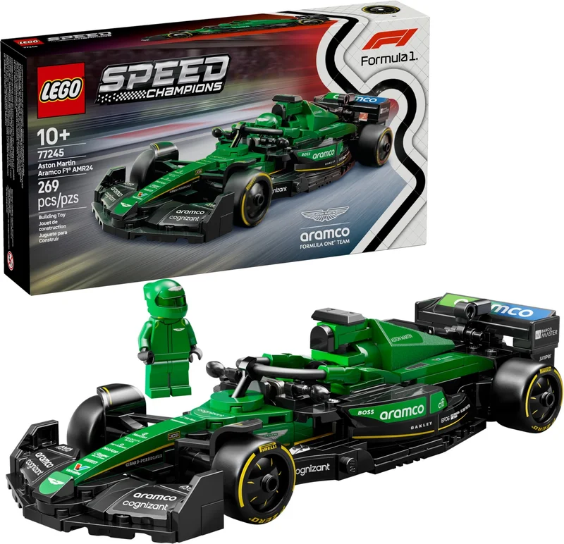 Aston Martin Aramco F1 AMR24 Race Car - View 3