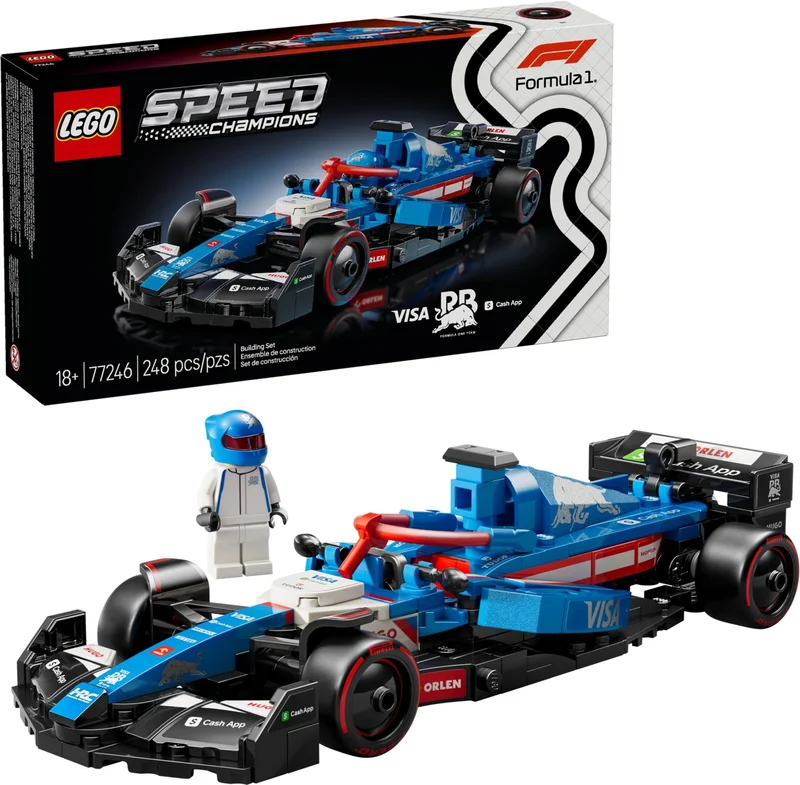 Visa Cash App RB VCARB 01 F1 Race Car - View 3