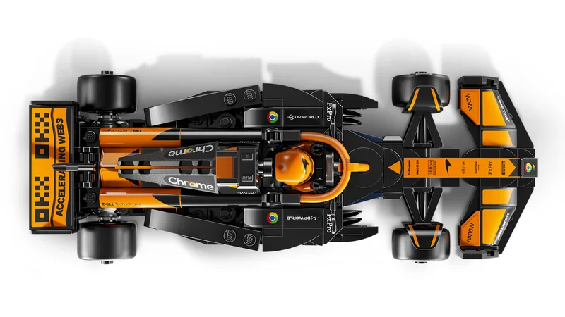 McLaren F1 Team MCL38 Race Car - View 4