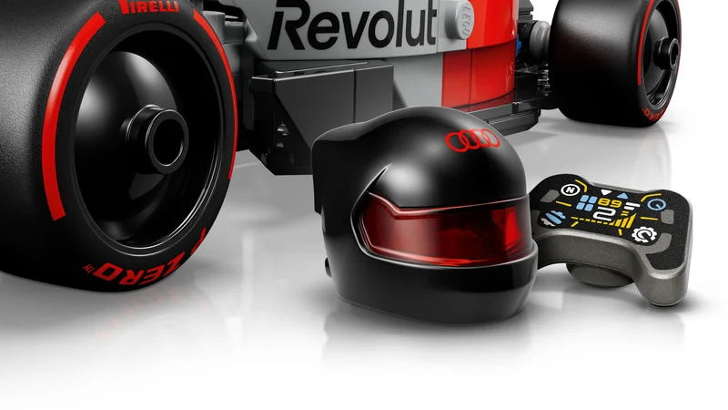 Audi Revolut F1 Team R26 Race Car - View 3