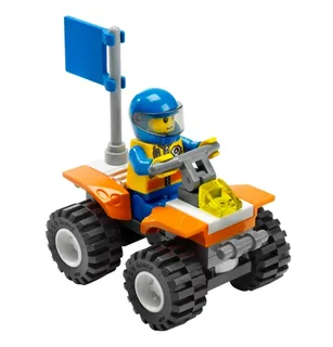 LEGO 7736-1 Coast Guard Quad Bike — 33 pieces, released 2008