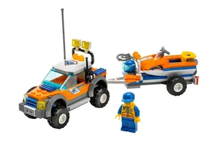 LEGO 7737-1 Coast Guard 4WD & Jet Scooter — 131 pieces, released 2008