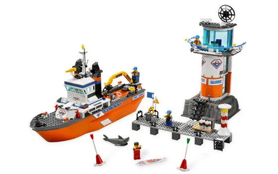 Coast Guard Patrol Boat and Tower - View 2