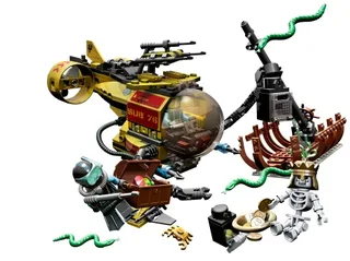 LEGO 7776-1 The Shipwreck — 246 pieces, Aquazone theme