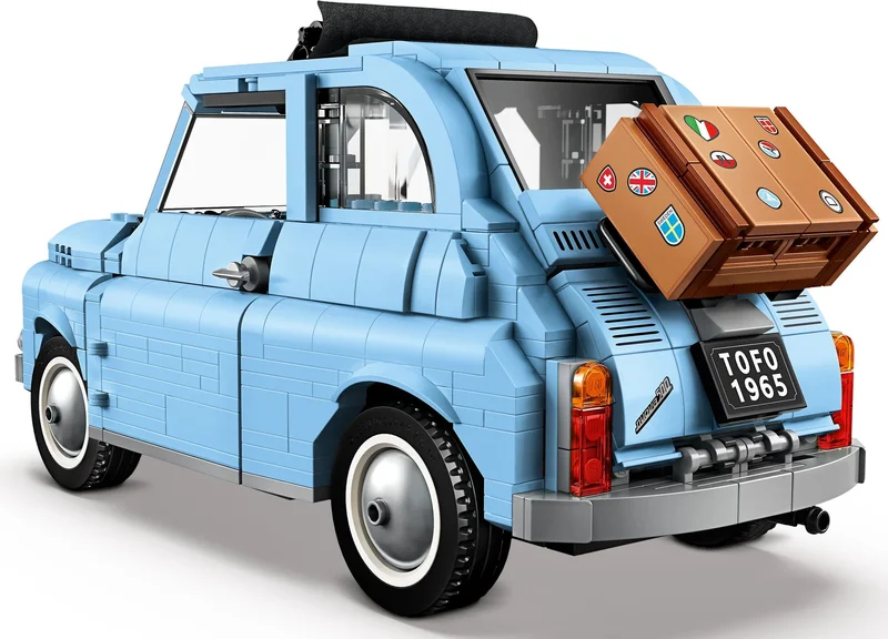 Fiat 500 - Bright Light Blue Version - View 4