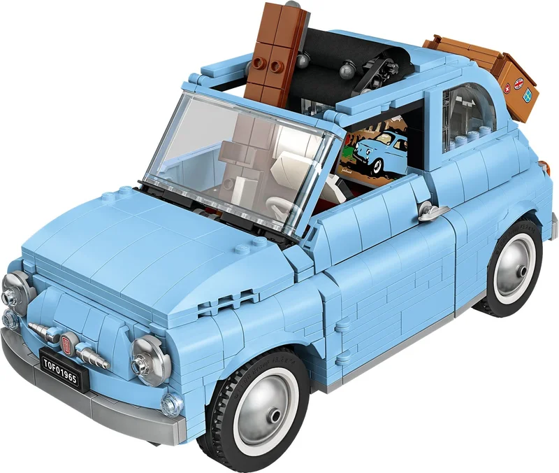 Fiat 500 - Bright Light Blue Version - View 5
