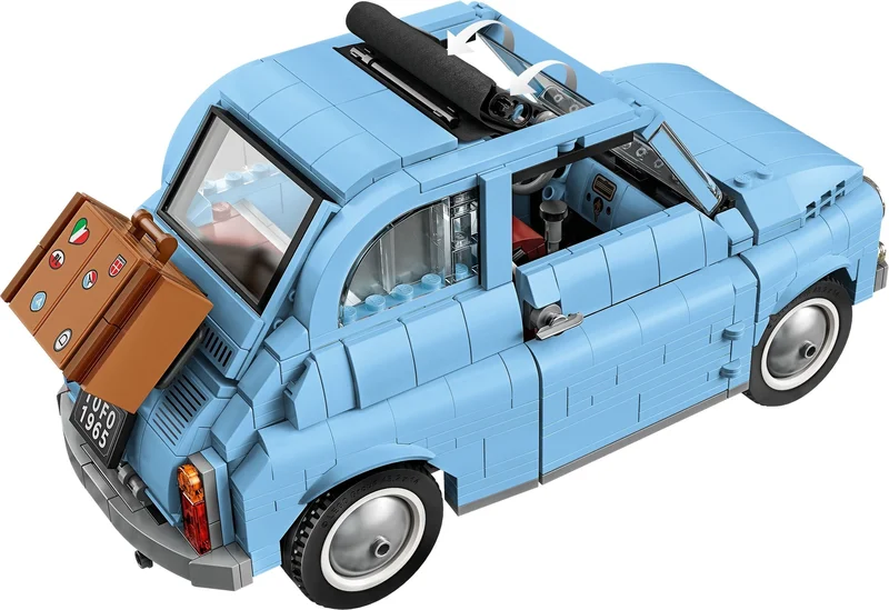 Fiat 500 - Bright Light Blue Version - View 6