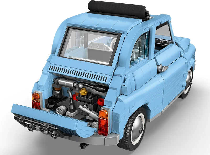 Fiat 500 - Bright Light Blue Version - View 7