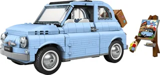 LEGO 77942-1 Fiat 500 - Bright Light Blue Version — 960 pieces, released 2021