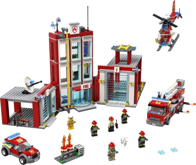 LEGO 77944-1 Fire Station Headquarters — 910 pieces, released 2021