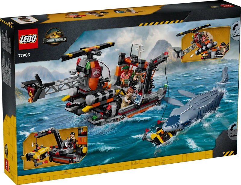 Mosasaurus Dinosaur Boat Attack - View 4