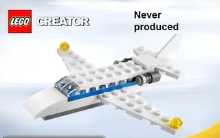 LEGO 7807-1 Airliner — 34 pieces, released 2009