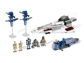 LEGO 7868-1 Mace Windu's Jedi Starfighter — 309 pieces, released 2011