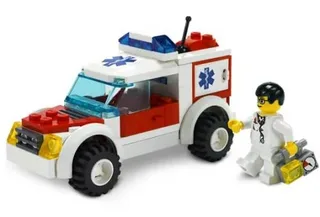 LEGO 7902-1 Doctor's Car — 66 pieces, City theme