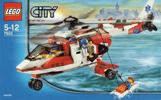 LEGO 7903-1 Rescue Helicopter — 249 pieces, City theme