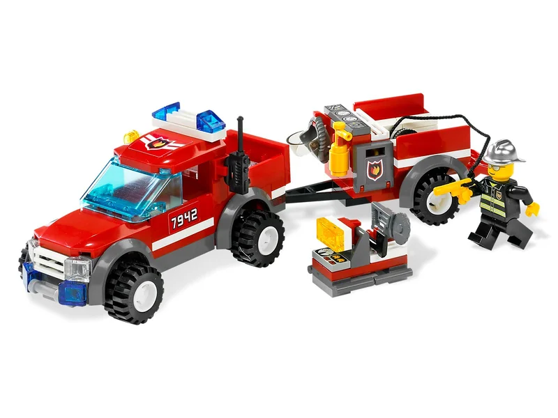 LEGO 7942-1 Off Road Fire Rescue — 130 pieces, released 2007