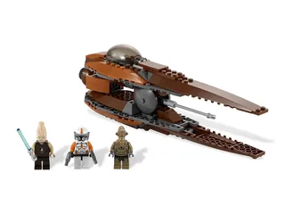 LEGO 7959-1 Geonosian Starfighter — 163 pieces, released 2011