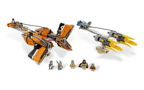 Anakin's and Sebulba's Podracers - View 2