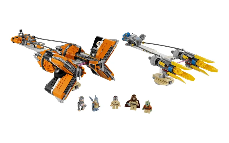 Anakin's and Sebulba's Podracers - View 3